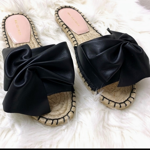 Avec Les Filles Shoes - 🆕️ NIB Avec Les Filles Gemma Bow Slide Sandals 8